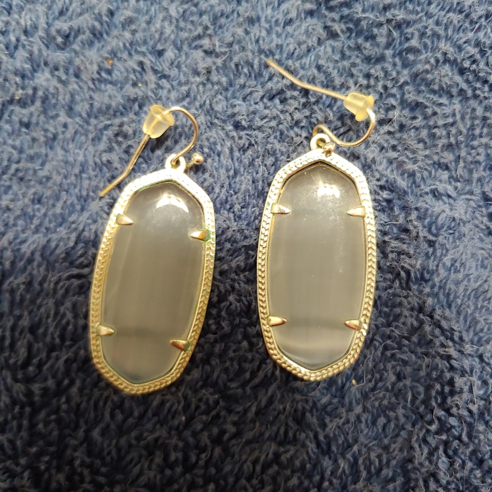 Kendra Scott silver earrings